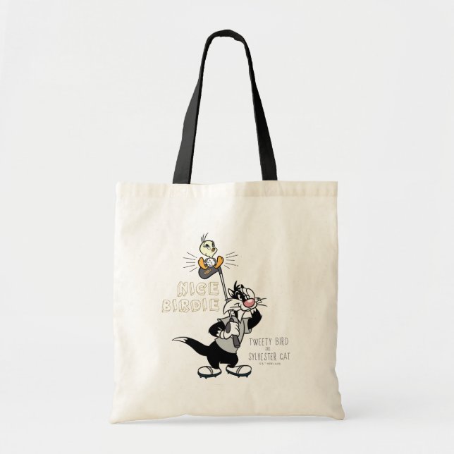 Tote Bag TWEETY™ & SYLVESTER™ Golf - Nice Birdie (Devant)