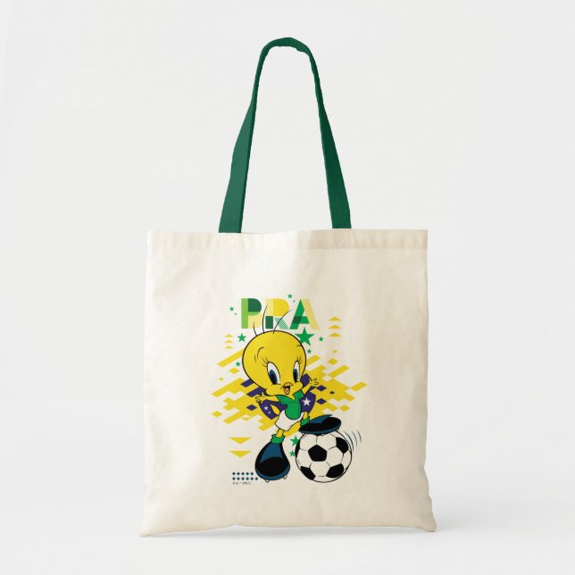 Tote Bag TWEETY™ Team Brazil Soccer Graphic (Devant)