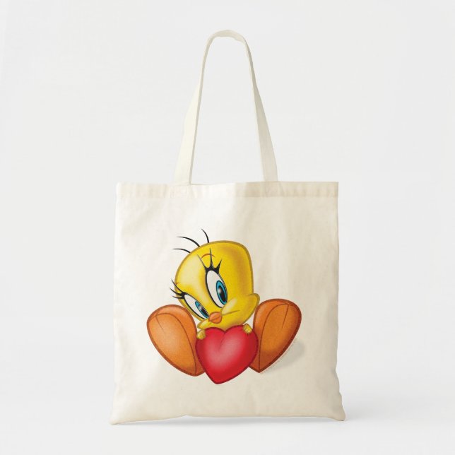 Tote Bag TWEETY™ tenant le cœur (Devant)