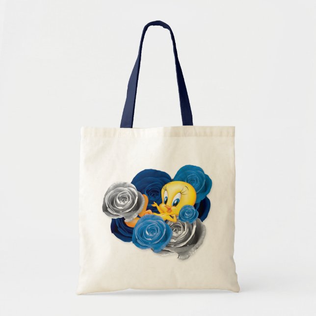 Tote Bag Tweety With Roses (Devant)