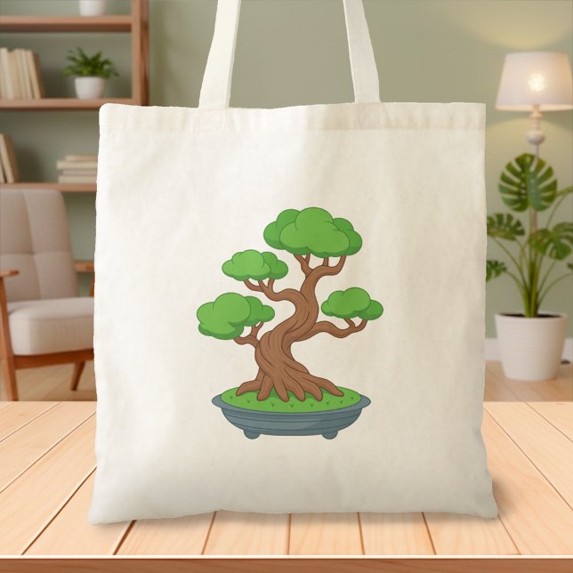 Tote Bag Twisted Japanese Bonsai Tree (Créateur téléchargé)