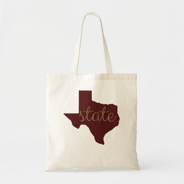 Tote Bag TX State Bobcats Shirt Texas State Bobcats Fan Log (Devant)