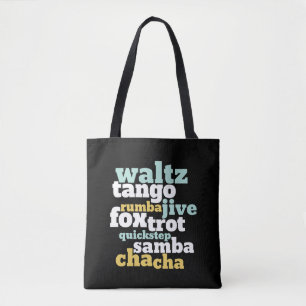 Tote Bag Type de Danse de salle de bal Valse Tango Foxtrot