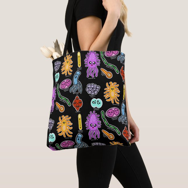 Tote Bag Types De Bactéries (De près)