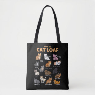 Tote Bag Types de chat en boule Chaton mignon Chats kawaii 