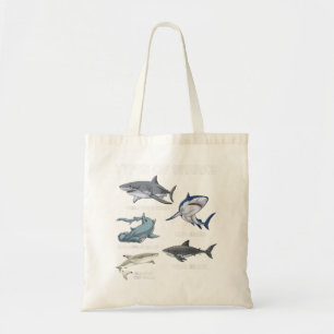 Tote Bag Types de requins