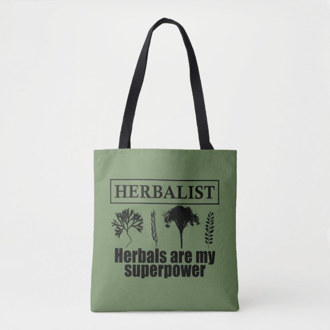 Tote Bag Types d'herboristes (Devant)