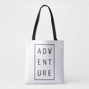 Tote Bag Typographie de l'aventure