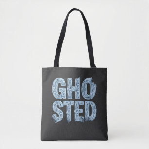 Tote Bag Typographie fantôme translucide drôle de rendez-vo