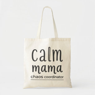 Tote Bag Typographie minimaliste coordinatrice de chaos mam