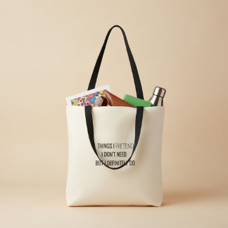 Tote Bag Typographie motivationnelle inspirante simple