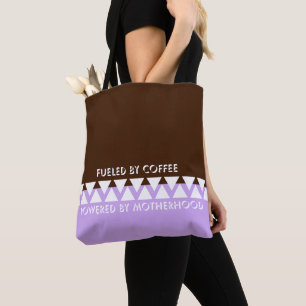 Tote Bag Typographie par bandes féminine Citation de mama
