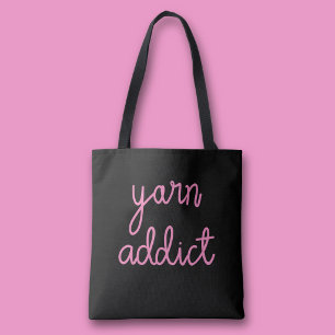 Tote Bag Typographie Yarn Addict