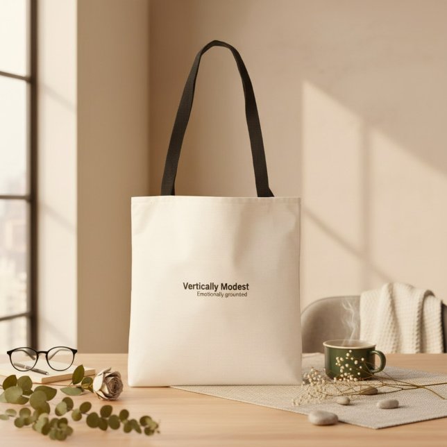 Tote Bag Typography funny humor cute fun quote  (Créateur téléchargé)