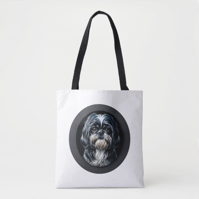 Tote Bag tzu shih noir (Devant)