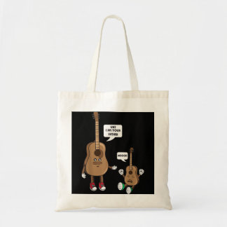 Tote Bag Uke Je suis Votre Père Funny Guitare Ukulele Joueu