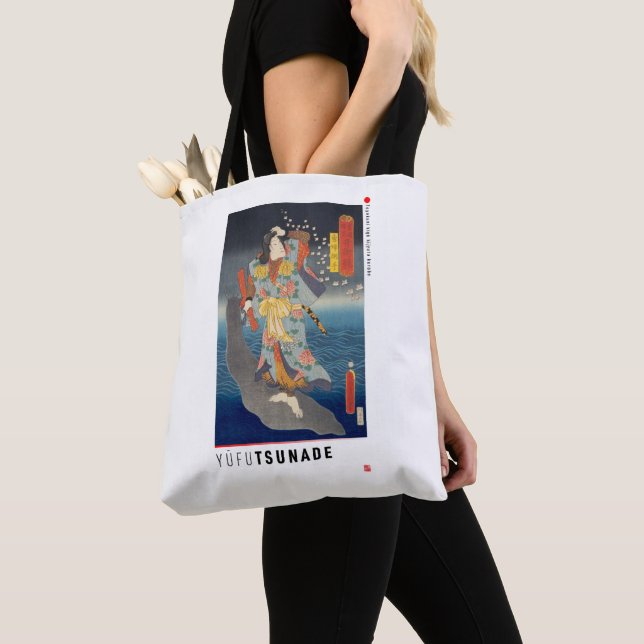 Tote Bag ukiyoe - Yūfu Tsunade - Magicien japonais (De près)