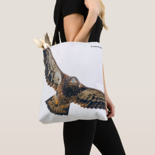 Tote Bag Un aigle à tête blanche étonnant fait un survol