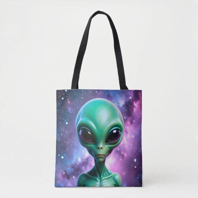 Tote Bag Un alien.  (Devant)