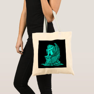Tote Bag Un ange endormi sur la pierre