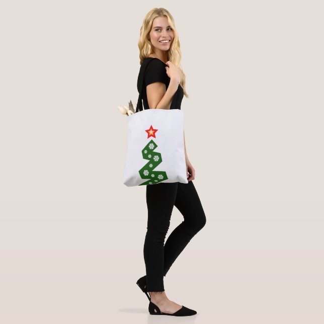 Tote Bag Un arbre de Noël (Sur le modèle)
