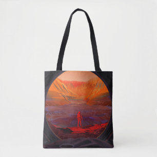 Tote Bag Un Astronaute Sur Mars