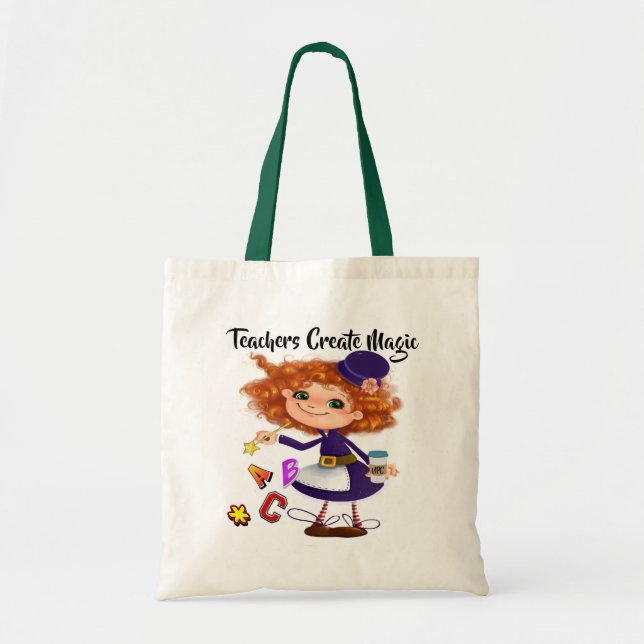 Tote Bag Un autre enseignant crée la magie Fourre-tout (Devant)