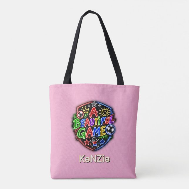 Tote Bag Un Beau Jeu Enfants (Dos)