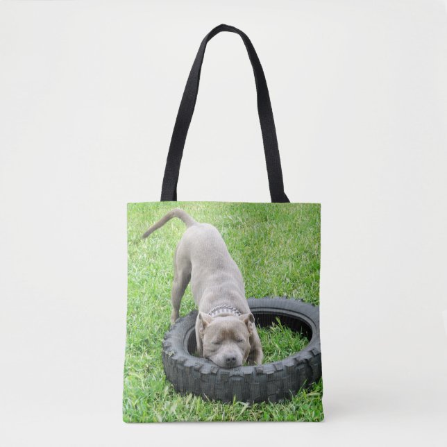 Tote Bag Un Bite Ou Deux, Temps De Jeu Aigu, (Devant)