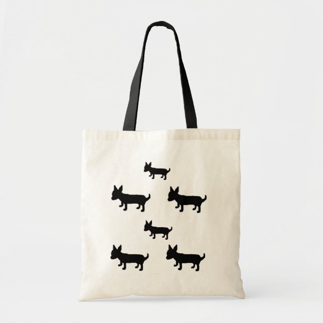 Tote Bag un bon nombre de "chi " s (Devant)