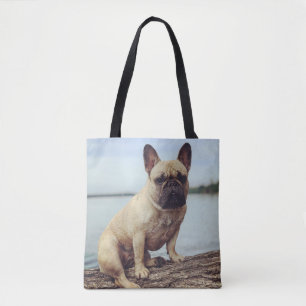 Tote Bag Un Bulldog français
