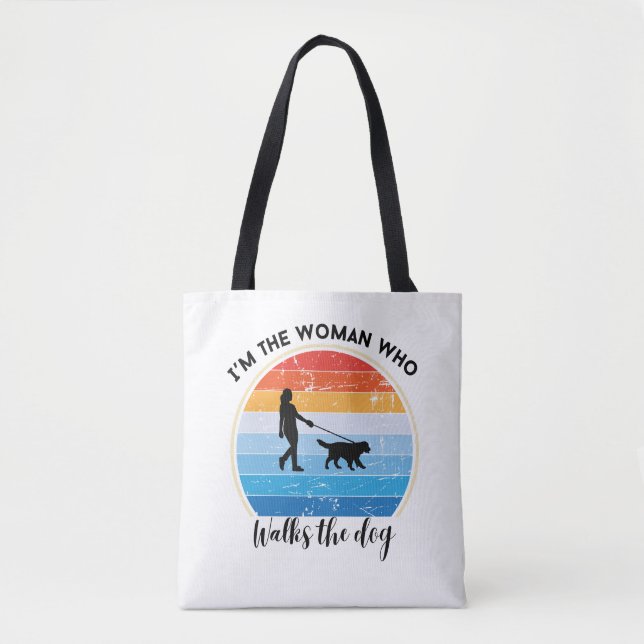 Tote Bag Un cadeau pour le marcheur de chiens (Devant)