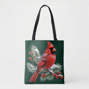 Tote Bag Un Cardinal Rouge