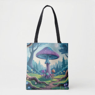 Tote Bag Un champignon violet