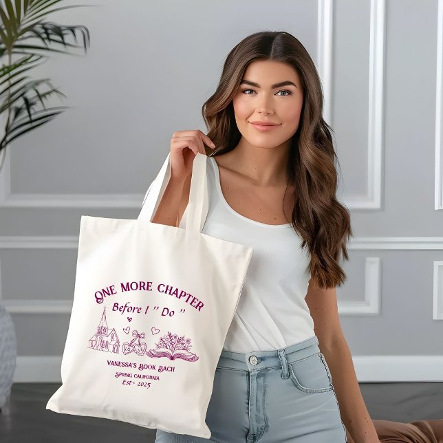 Tote Bag Un chapitre avant la chapelle Bachelorette Book  (Créateur téléchargé)