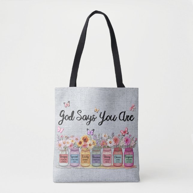 Tote Bag Un chrétien inspirant (Devant)