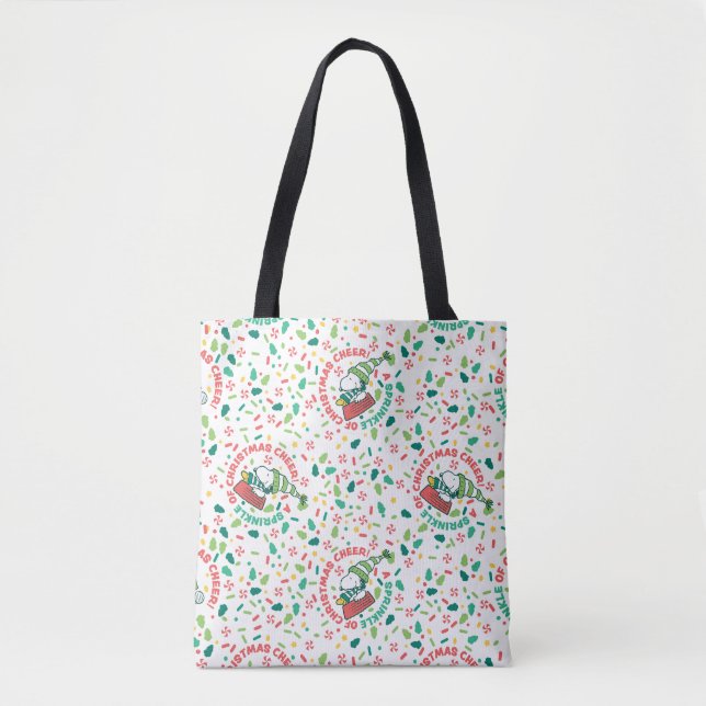 Tote Bag Un clin d'oeil à Noël Motif (Devant)