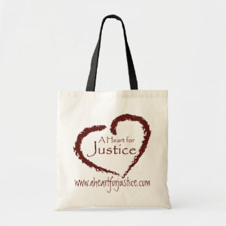 Tote Bag Un coeur pour le cartable de justice