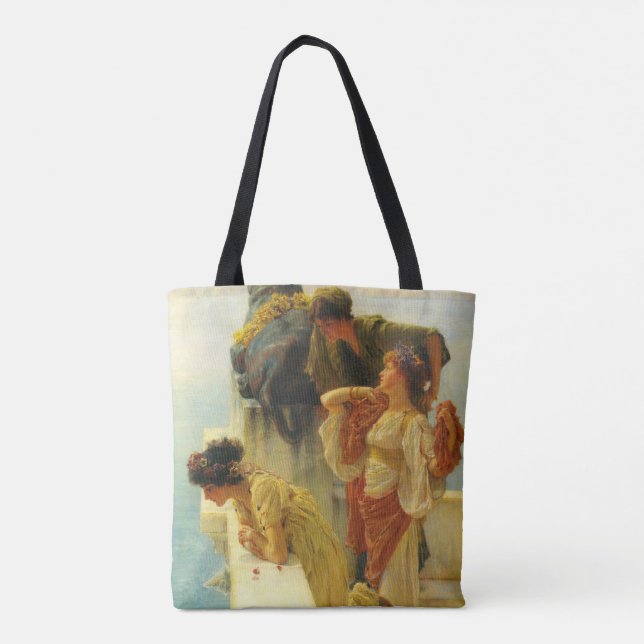 Tote Bag Un coin privilégié par Sir Lawrence Alma-Tadema (Dos)