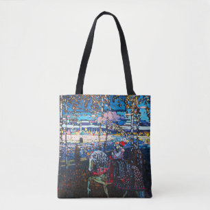 Tote Bag Un couple à cheval blanc, Wassily Kandinsky