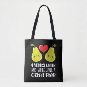 Tote Bag Un couple marié à l'occasion du 4e anniversaire