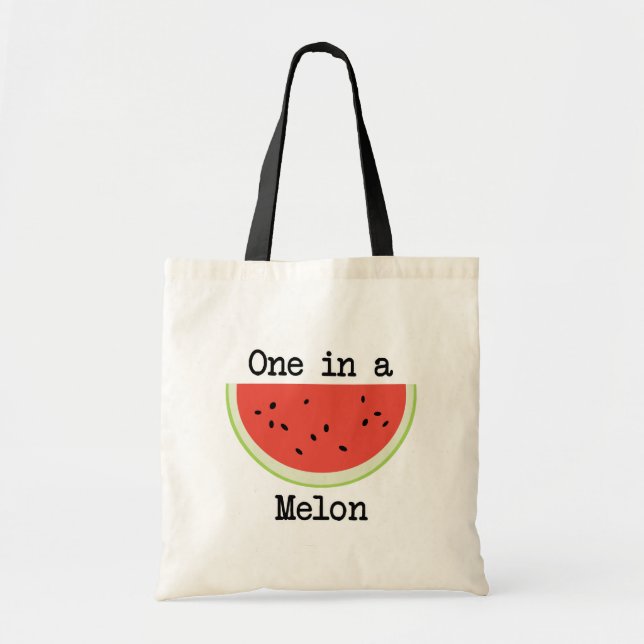 Tote Bag Un dans un melon (Devant)