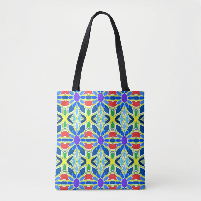 Tote Bag Un design classique aux multiples couleurs tendanc (Devant)