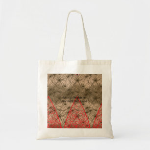 Tote Bag Un design orné avec un mélange harmonieux de rouge