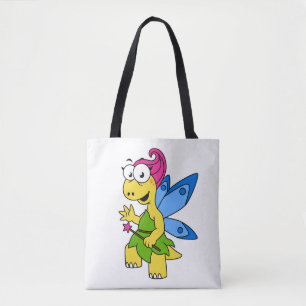 Tote Bag Un Dessin Fairysaur Dinosaur.