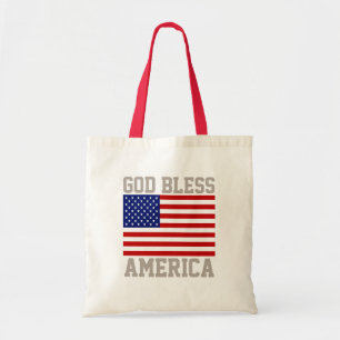 Tote Bag Un Dieu patriotique incroyable bénit l'Amérique dr