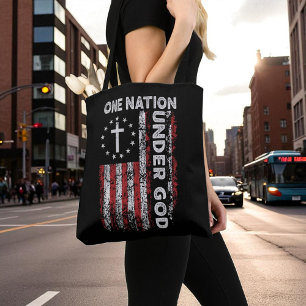 Tote Bag Un Dieu unique pour la nation religieuse chrétienn