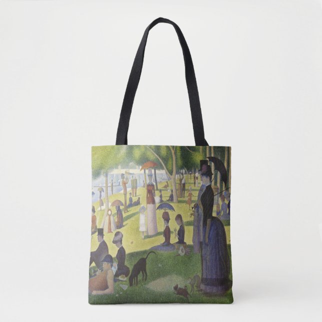 Tote Bag Un dimanche à La Grande Jatte par Georges Seurat (Devant)