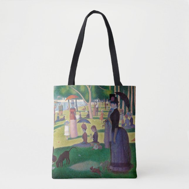 Tote Bag Un dimanche après-midi à La Grande Jatte, Seurat (Devant)