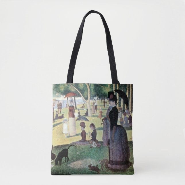 Tote Bag Un dimanche après-midi à l'Île de la Grande Jatte  (Devant)